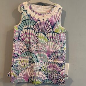 Lilly Pulitzer  Colorful Shell Pattern Kids Dress